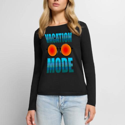 Vacation mode: Ocean Vibes On - Women's Premium Slim Fit Long Sleeve T-Shirt