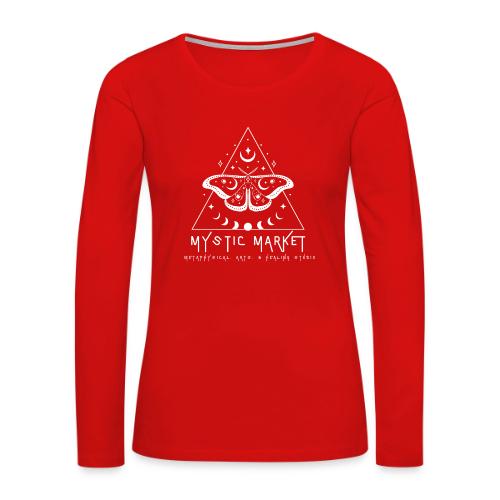 Mystic Market Logo - Women's Premium Slim Fit Long Sleeve T-Shirt