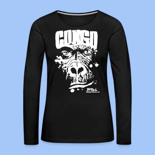 Congo - Women's Premium Slim Fit Long Sleeve T-Shirt