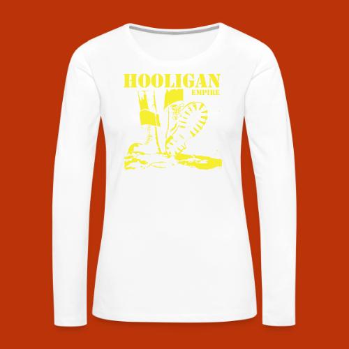 Hooligan Empire MoonStomp - Women's Premium Slim Fit Long Sleeve T-Shirt