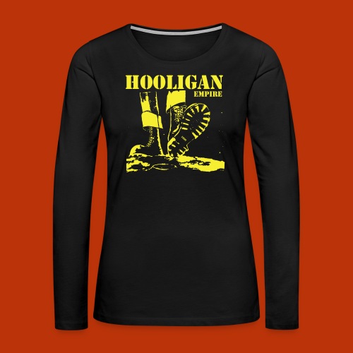 Hooligan Empire MoonStomp - Women's Premium Slim Fit Long Sleeve T-Shirt