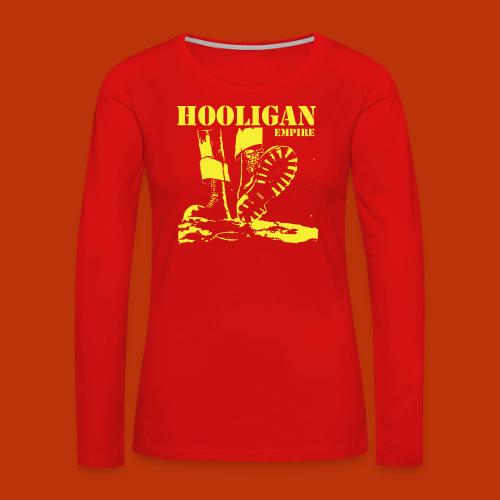 Hooligan Empire MoonStomp - Women's Premium Slim Fit Long Sleeve T-Shirt