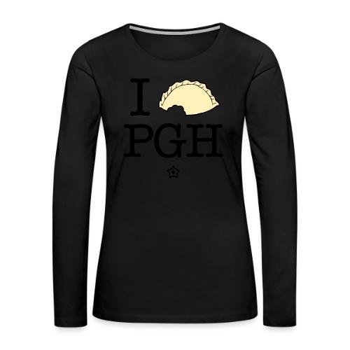 I pierog PGH - Women's Premium Slim Fit Long Sleeve T-Shirt