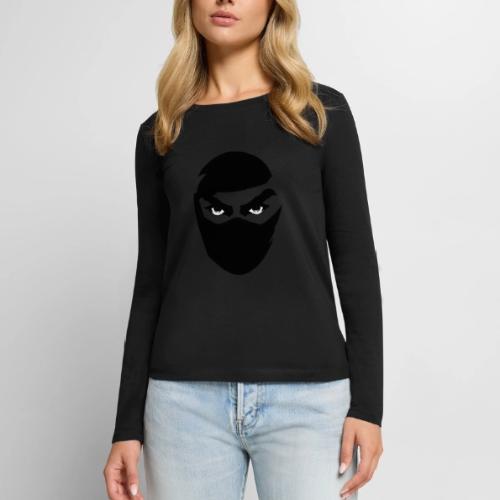 Shadow Veil Warrior - Women's Premium Slim Fit Long Sleeve T-Shirt