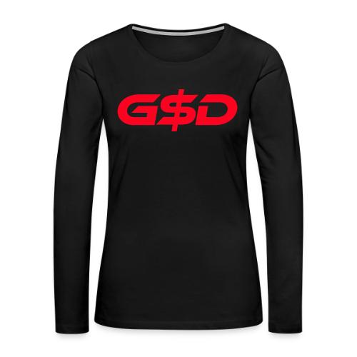 G$D - Women's Premium Slim Fit Long Sleeve T-Shirt