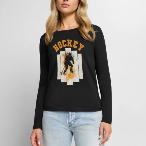 Hockey Grind - Women's Premium Slim Fit Long Sleeve T-Shirt