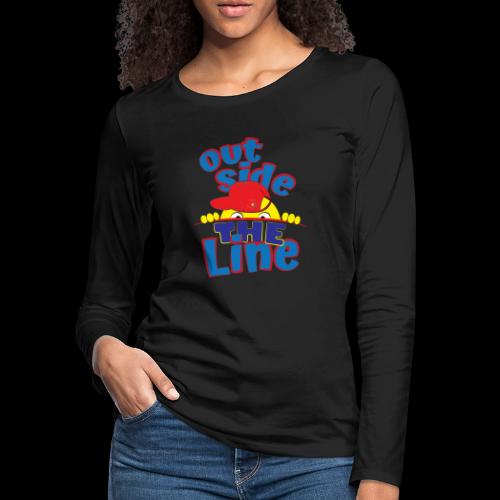 Outside The Line - Women's Premium Slim Fit Long Sleeve T-Shirt