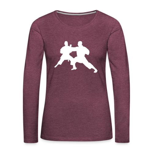 Judo Sport - Women's Premium Slim Fit Long Sleeve T-Shirt