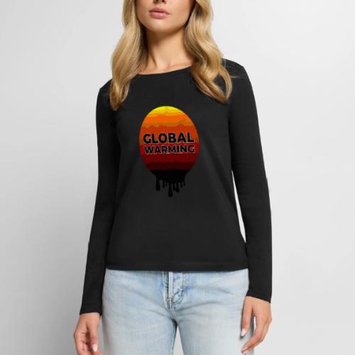 Global warming - Women's Premium Slim Fit Long Sleeve T-Shirt