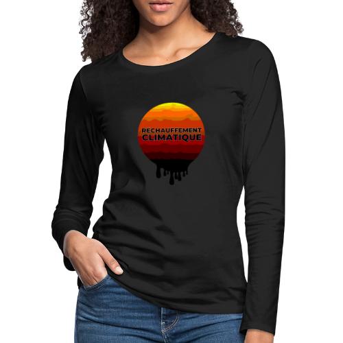 Global warming - Women's Premium Slim Fit Long Sleeve T-Shirt
