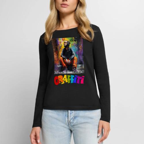 Graffiti: Urban Art - Women's Premium Slim Fit Long Sleeve T-Shirt