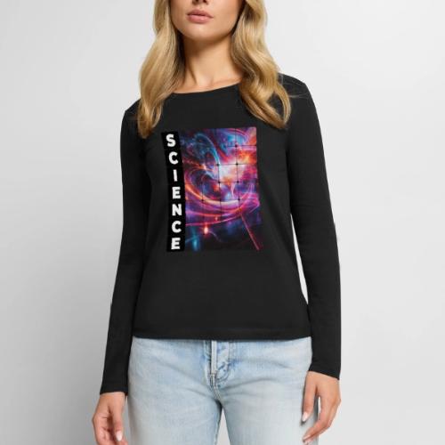 The Chaos of Science - Women's Premium Slim Fit Long Sleeve T-Shirt