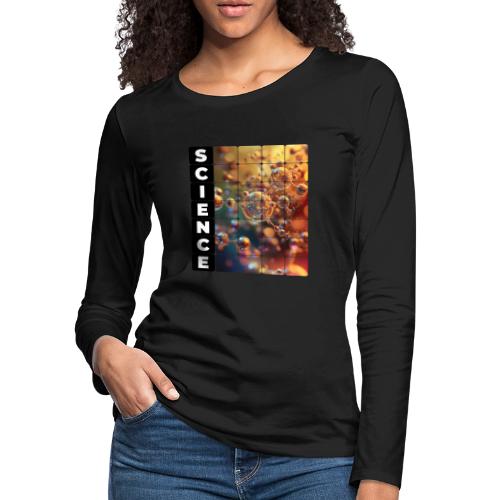 Nodes of Science - Women's Premium Slim Fit Long Sleeve T-Shirt