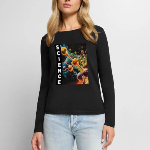 Molecular Science - Women's Premium Slim Fit Long Sleeve T-Shirt