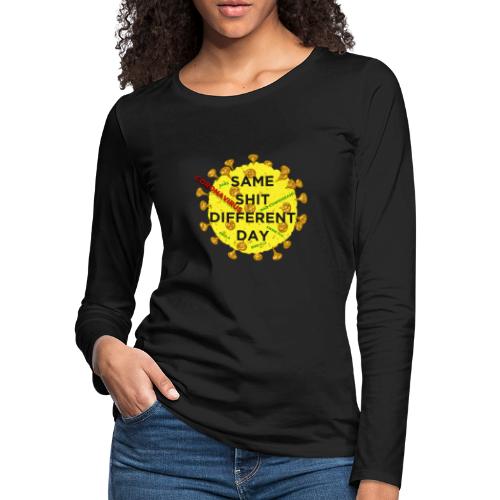 Coronavirus funny or controversial - Women's Premium Slim Fit Long Sleeve T-Shirt
