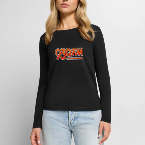 93 WQFM - Women's Premium Slim Fit Long Sleeve T-Shirt