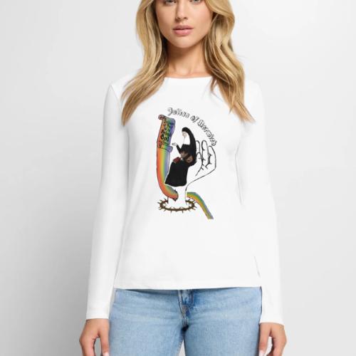 Fullness of Joy Julian - Women's Premium Slim Fit Long Sleeve T-Shirt