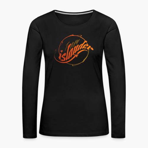 I am Islander (Earth Tone) - Women's Premium Slim Fit Long Sleeve T-Shirt