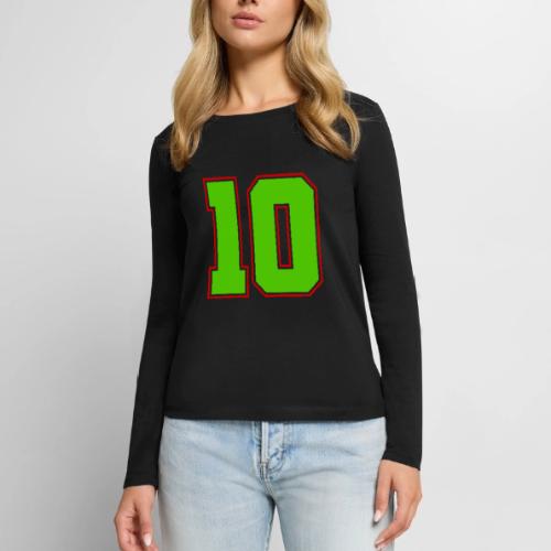 The Magic Number 10 - Women's Premium Slim Fit Long Sleeve T-Shirt