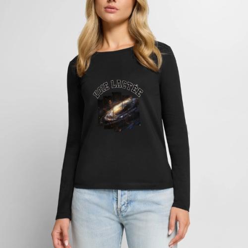 The Milky Way: A Visual Tribute - Women's Premium Slim Fit Long Sleeve T-Shirt