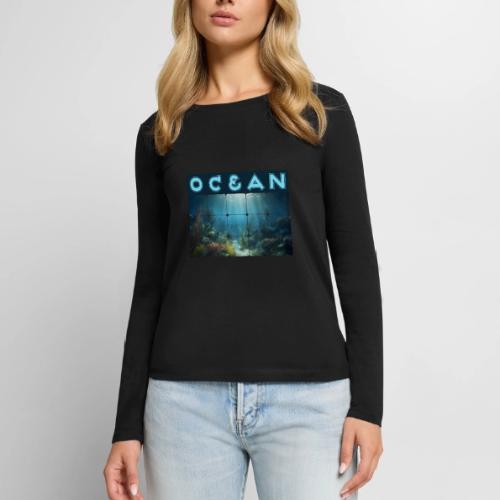 Ocean: Beneath the Surface - Women's Premium Slim Fit Long Sleeve T-Shirt