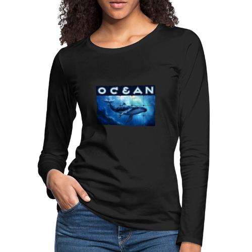 Ocean Titan - Women's Premium Slim Fit Long Sleeve T-Shirt