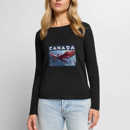 Canada Rising - Women's Premium Slim Fit Long Sleeve T-Shirt