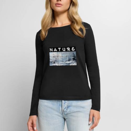 Nature: Winter Embrace - Women's Premium Slim Fit Long Sleeve T-Shirt
