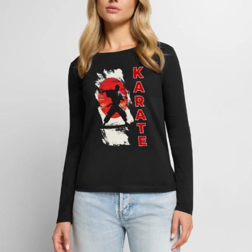 Karate: the spirit of discipline - Women's Premium Slim Fit Long Sleeve T-Shirt