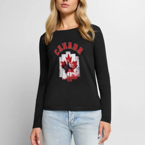 Canadian Pulse - Women's Premium Slim Fit Long Sleeve T-Shirt