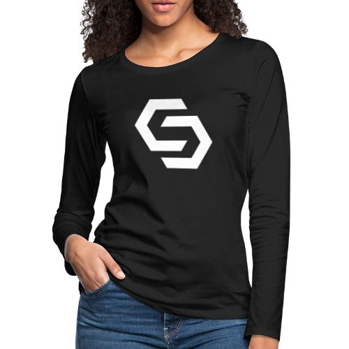 Smart Guy Logo - Women's Premium Slim Fit Long Sleeve T-Shirt