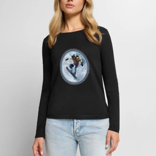 Snowboarding Life - Women's Premium Slim Fit Long Sleeve T-Shirt