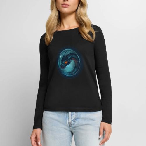 Dragon Sphere - Women's Premium Slim Fit Long Sleeve T-Shirt