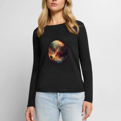 The Painted Planets - Women's Premium Slim Fit Long Sleeve T-Shirt