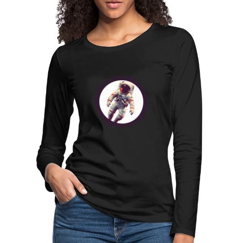 Astronaut: From Earth to the cosmos - Women's Premium Slim Fit Long Sleeve T-Shirt