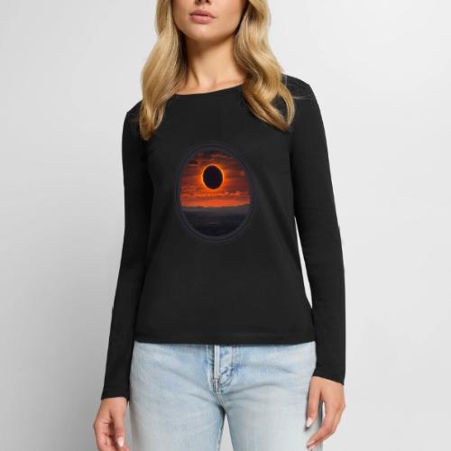 Eclipse Horizon - Women's Premium Slim Fit Long Sleeve T-Shirt