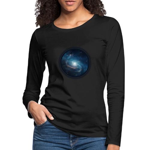 Galaxy Glow - Women's Premium Slim Fit Long Sleeve T-Shirt