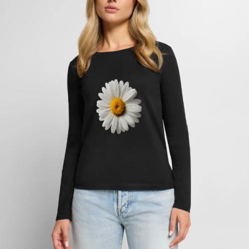Morning Daisy Freshness - Women's Premium Slim Fit Long Sleeve T-Shirt