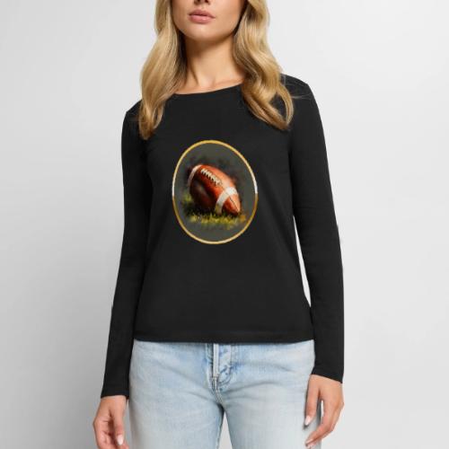 American Football: Gridiron Gold - Women's Premium Slim Fit Long Sleeve T-Shirt