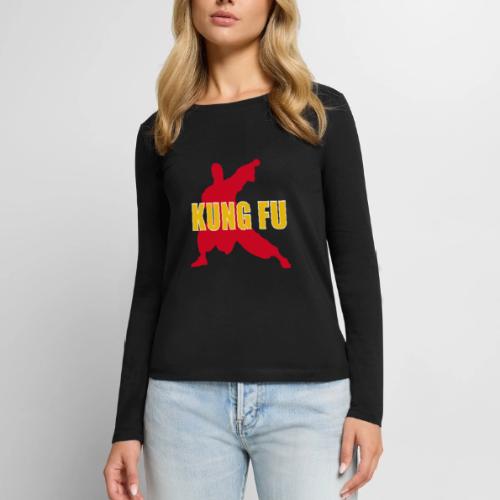 Kung Fu Energy - Women's Premium Slim Fit Long Sleeve T-Shirt