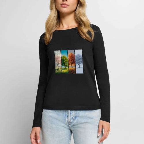 The four Seasons - Women's Premium Slim Fit Long Sleeve T-Shirt