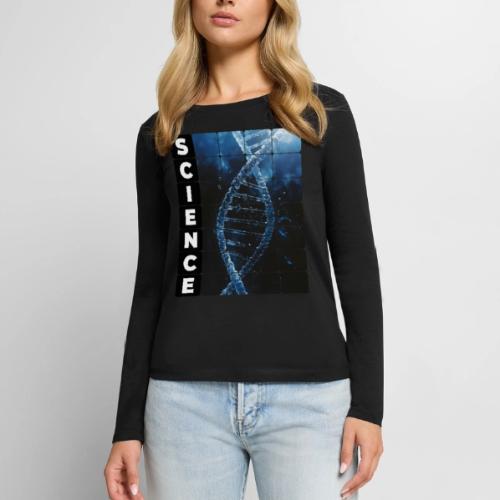 Frozen Code of Science - Women's Premium Slim Fit Long Sleeve T-Shirt