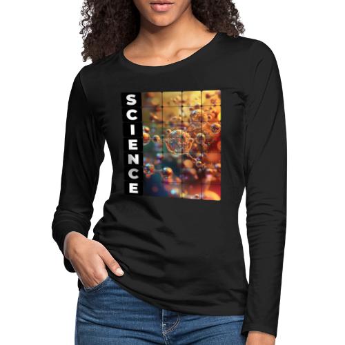 Nodes of Science - Women's Premium Slim Fit Long Sleeve T-Shirt