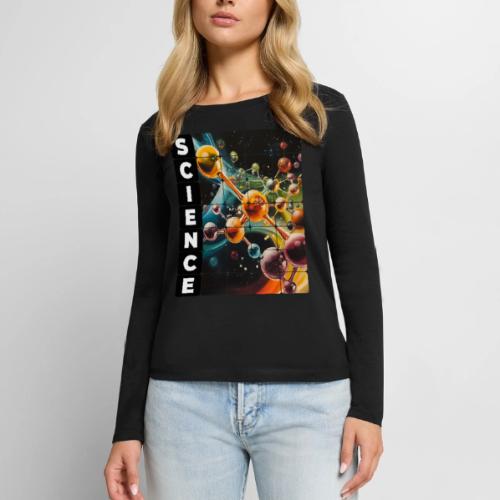 Molecular Science - Women's Premium Slim Fit Long Sleeve T-Shirt