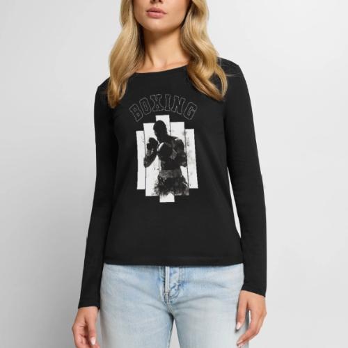 Born for Boxing - Women's Premium Slim Fit Long Sleeve T-Shirt