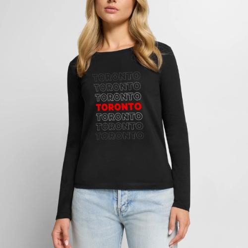 Toronto Type - Women's Premium Slim Fit Long Sleeve T-Shirt