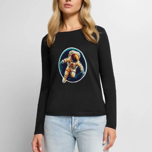 Astronaut: Dream, explore, discover! - Women's Premium Slim Fit Long Sleeve T-Shirt