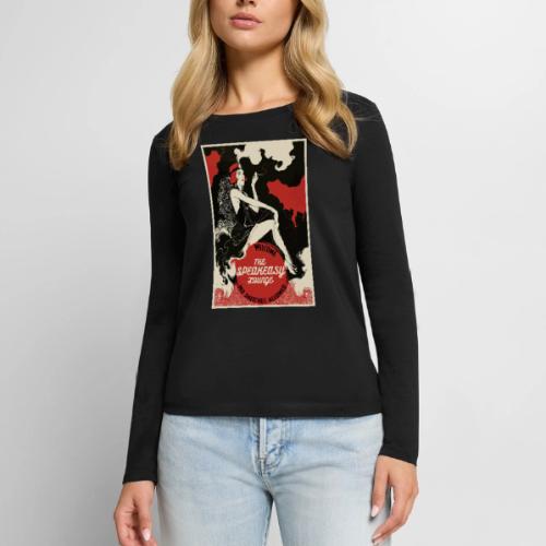The Speak Easy Lounger - Women's Premium Slim Fit Long Sleeve T-Shirt