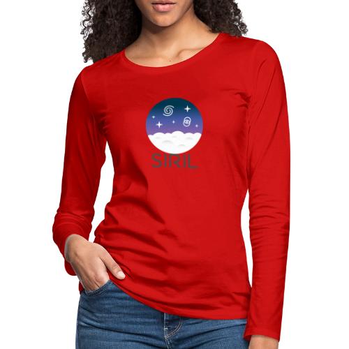 Siril logo 2021 - Women's Premium Slim Fit Long Sleeve T-Shirt