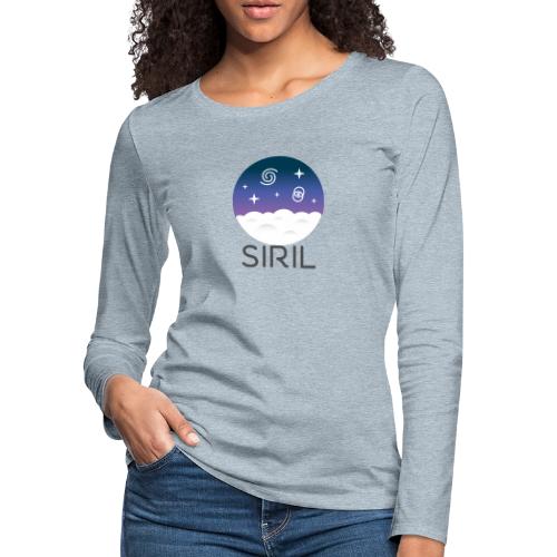 Siril logo 2021 - Women's Premium Slim Fit Long Sleeve T-Shirt